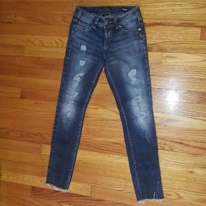 Silver Suki Mid Skinny